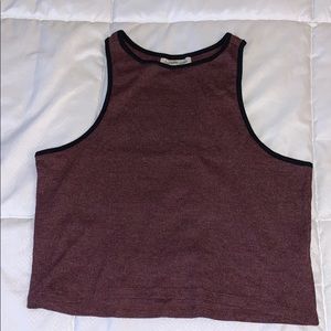 Cropped & Ribbed Tank